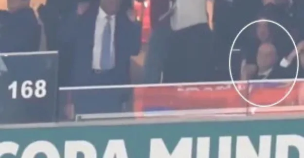 Gianni Infantino, predsjednik FIFA-e, reakcija na gol Egipta