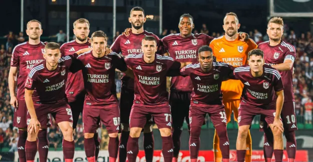 FK Sarajevo igrači na stadionu Koševo tokom utakmice protiv Inter Turkua