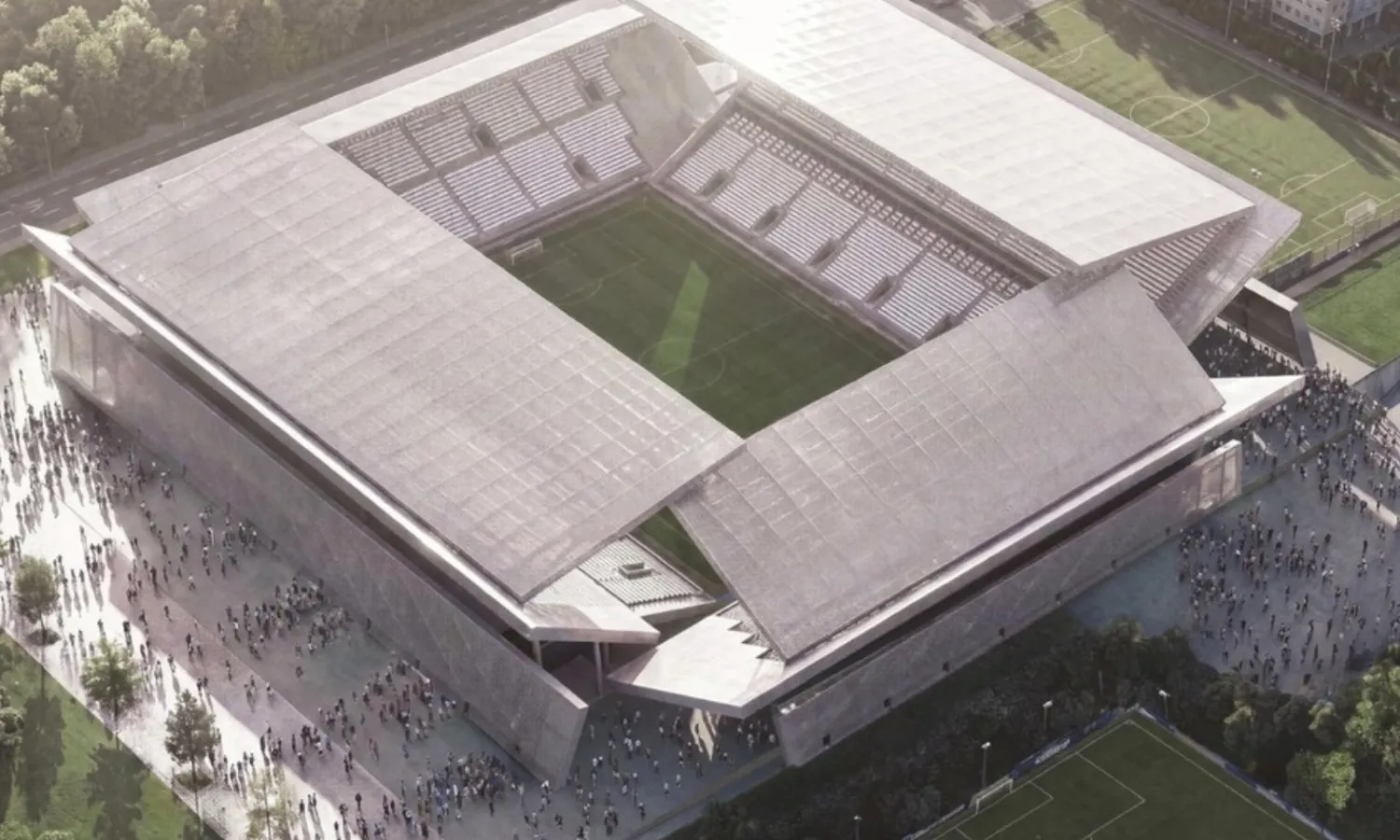 Vizualizacija novog stadiona Maksimir u Zagrebu