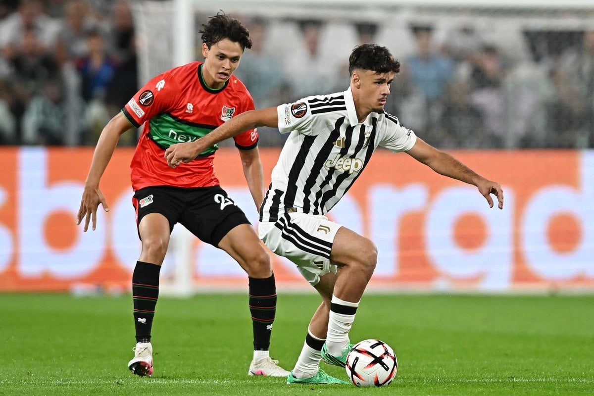 Kerim Alajbegović u dresu Juventusa na utakmici Serie A