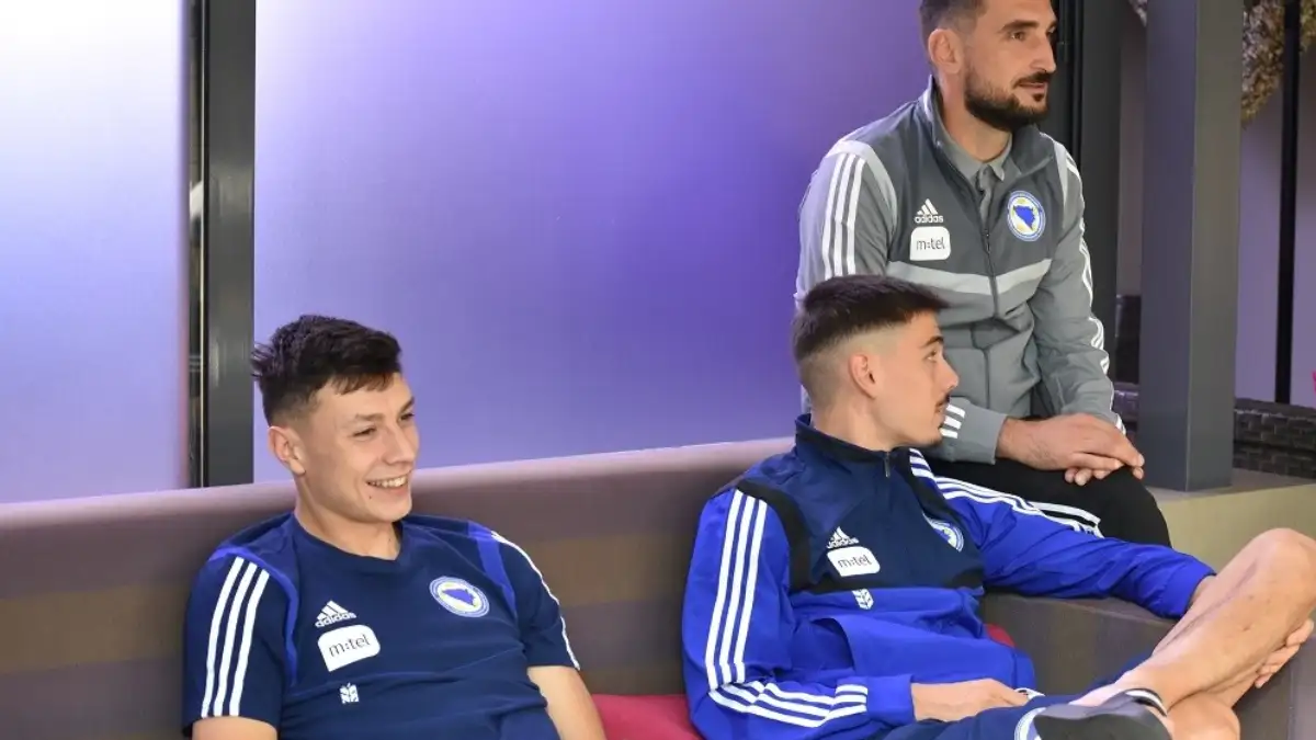 Anel Ahmedhodžić u dresu reprezentacije Bosne i Hercegovine