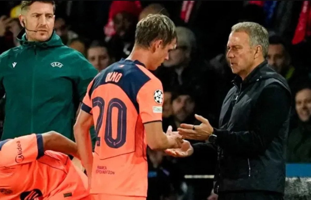 Dani Olmo na terenu u dresu Barcelone