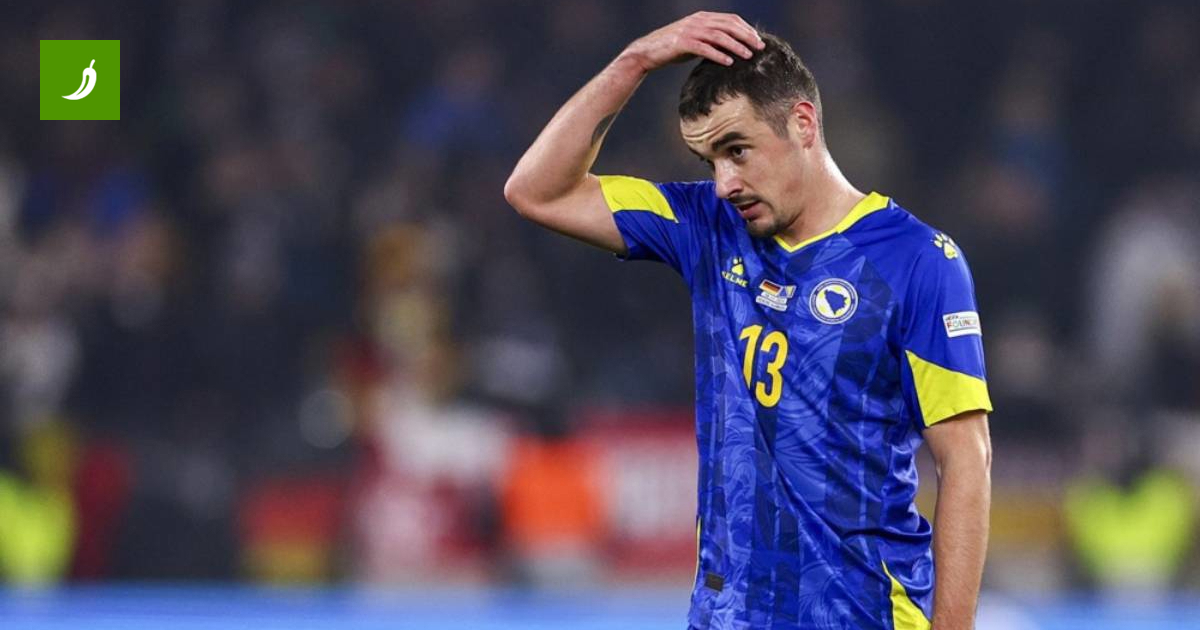 Ivan Bašić u dresu reprezentacije Bosne i Hercegovine