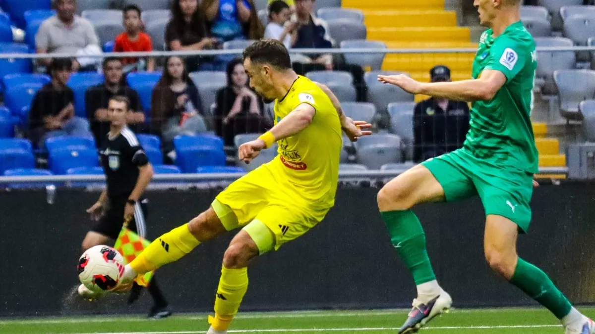 Ivan Bašić postiže gol za FC Astanu u Kazahstanu
