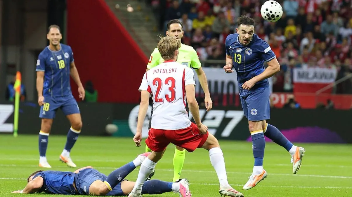 Reprezentacija BiH na utakmici protiv Poljske u Varšavi, Liga nacija 2026