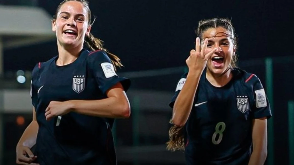 Maddie DiMaria slavi gol za SAD na SP do 17 godina u Maroku