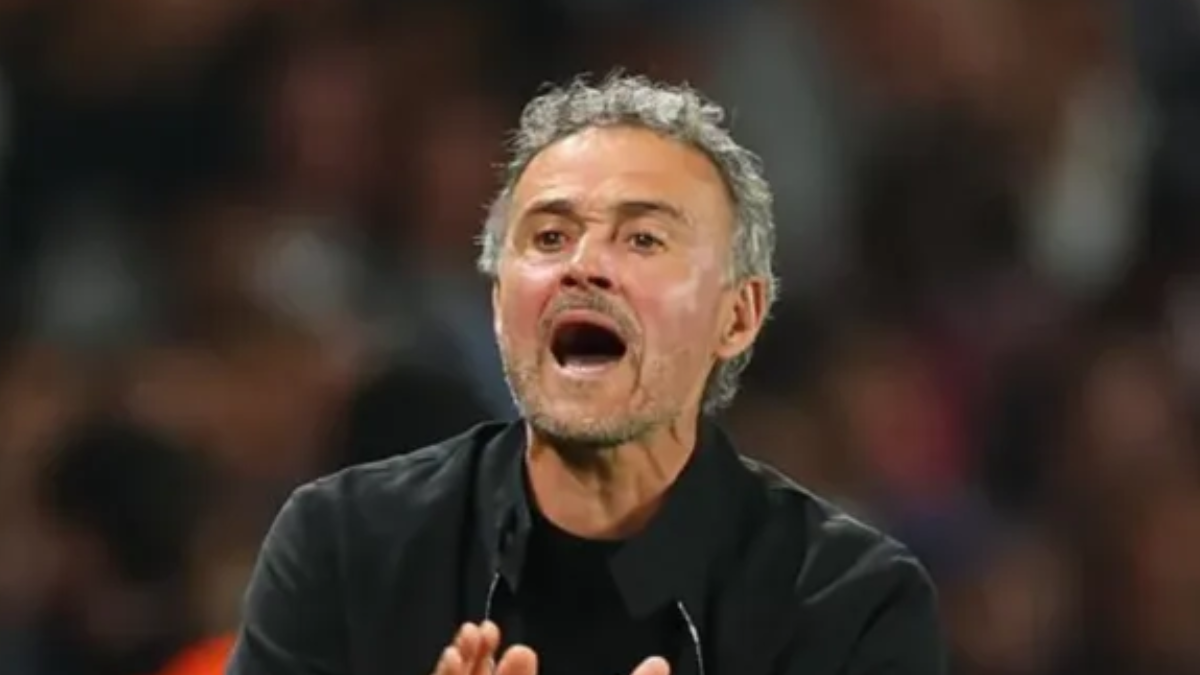 Luis Enrique trener PSG-a na konferenciji za medije