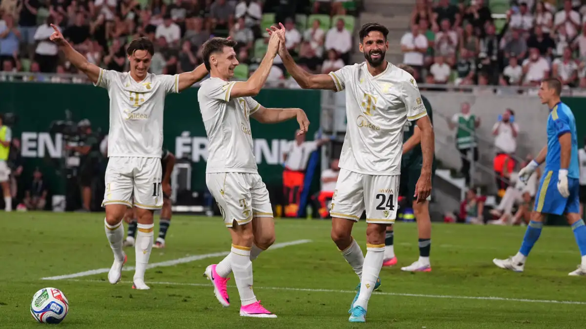 Kenan Kodro postiže gol protiv Real Madrida za Ferencvaroš
