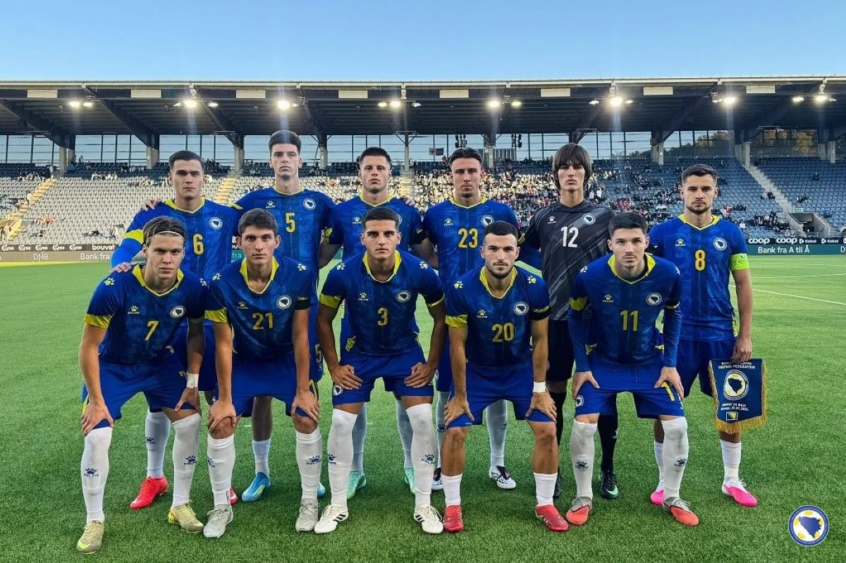 U-21 reprezentacija Bosne i Hercegovine na terenu
