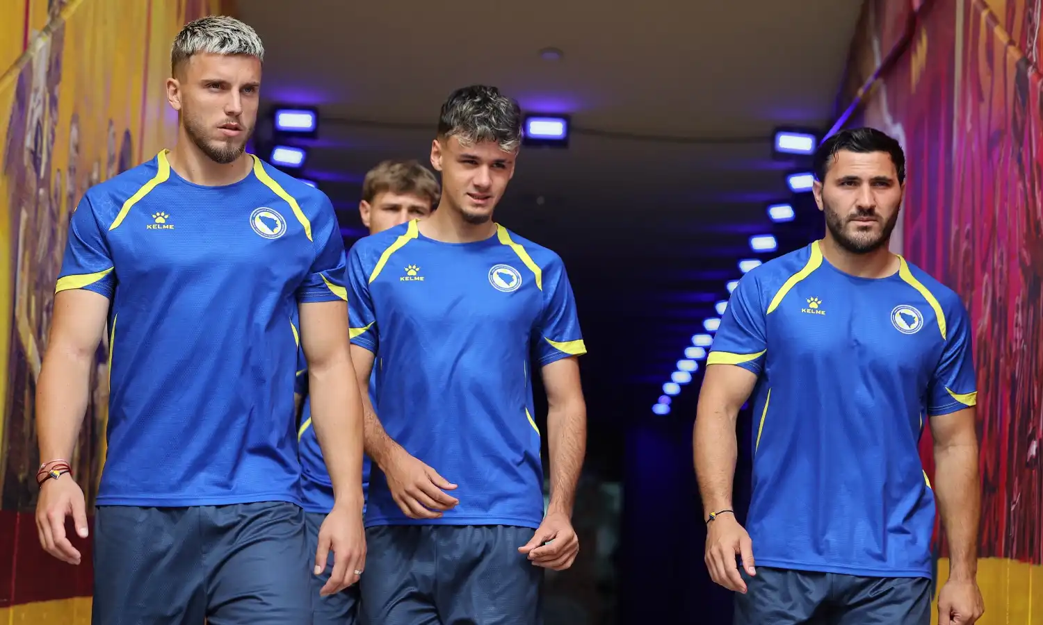 Reprezentativci Bosne i Hercegovine na terenu