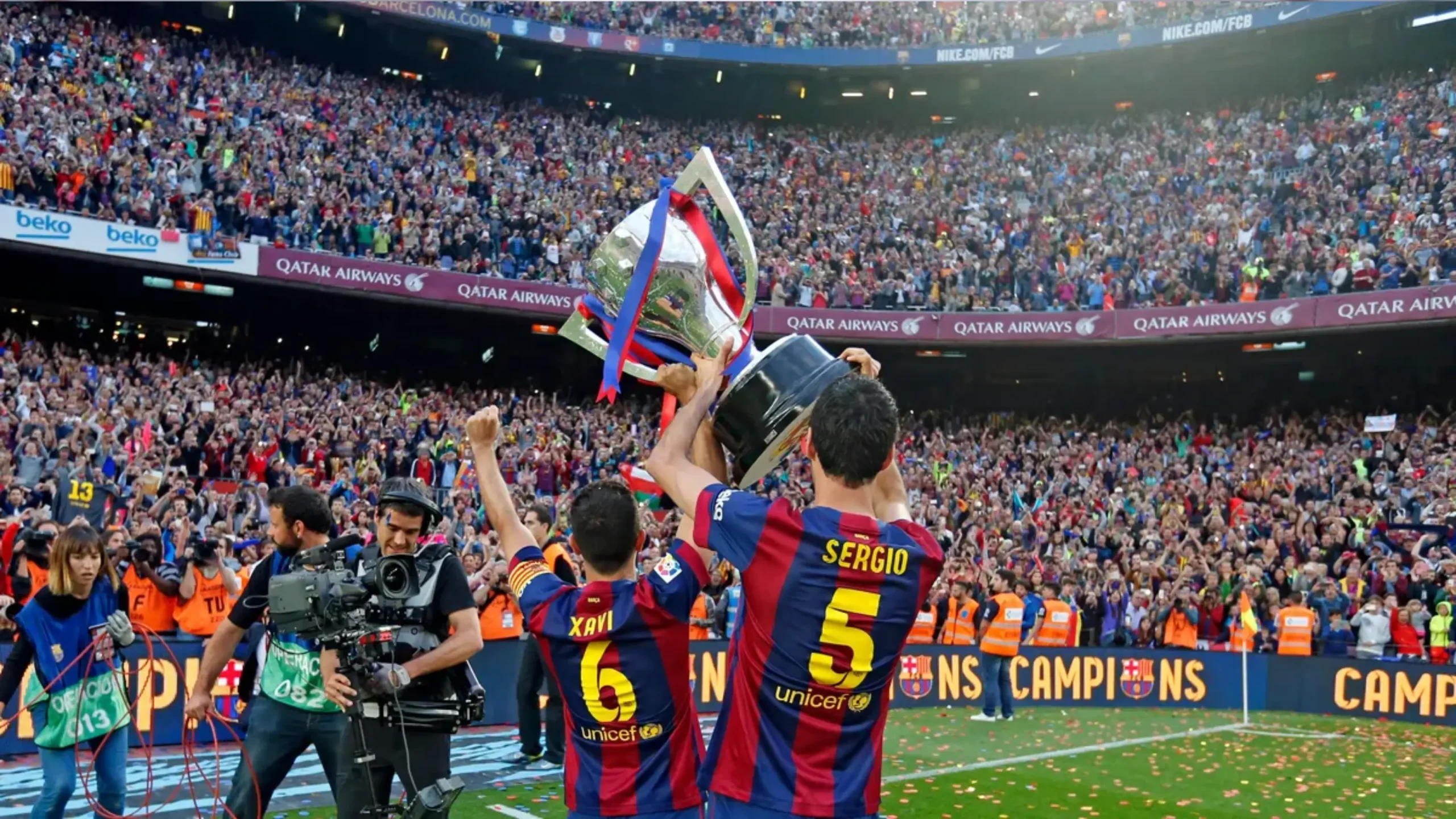 Sergio Busquets na Camp Nou