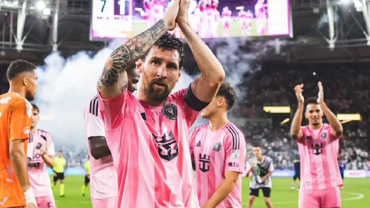 Lionel Messi slavi hat-trick za Inter Miami protiv Montreala