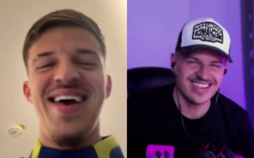Tarik Muharemović i njegov dvojnik streamer Maid Petrović Rio nasmijali društvene mreže