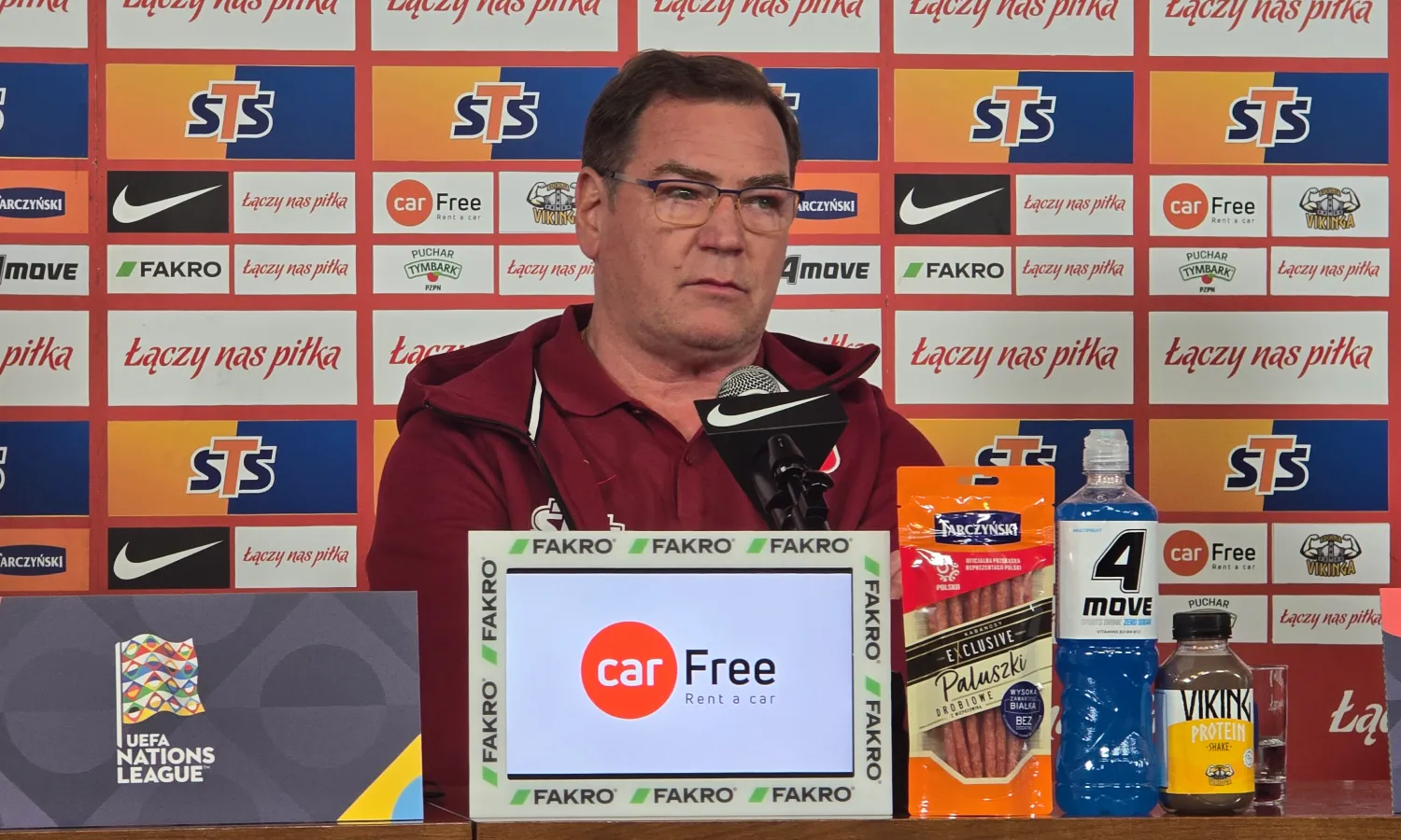 Selektor Poljske Jan Urban na klupi reprezentacije