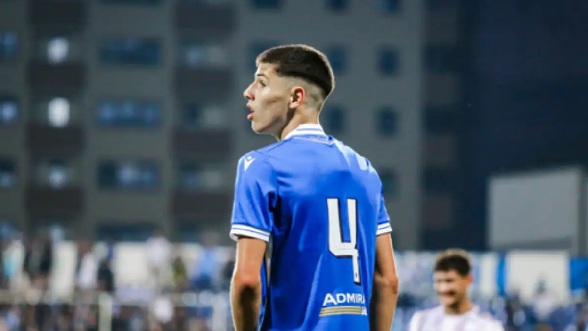 Ahmed Hadžimuhamedović, mladi fudbaler Novog Pazara