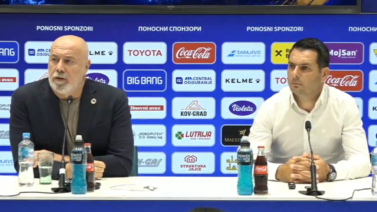 Sergej Barbarez i Emir Spahić na presici reprezentacije BiH