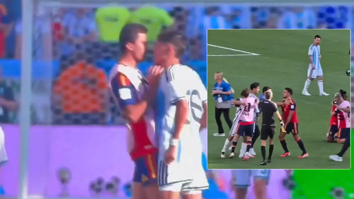Incident na terenu nakon finala Svjetskog prvenstva između Španije i Argentine