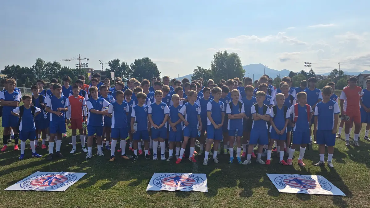 Mladi fudbaleri na US Soccer Education kampu na Ilidži