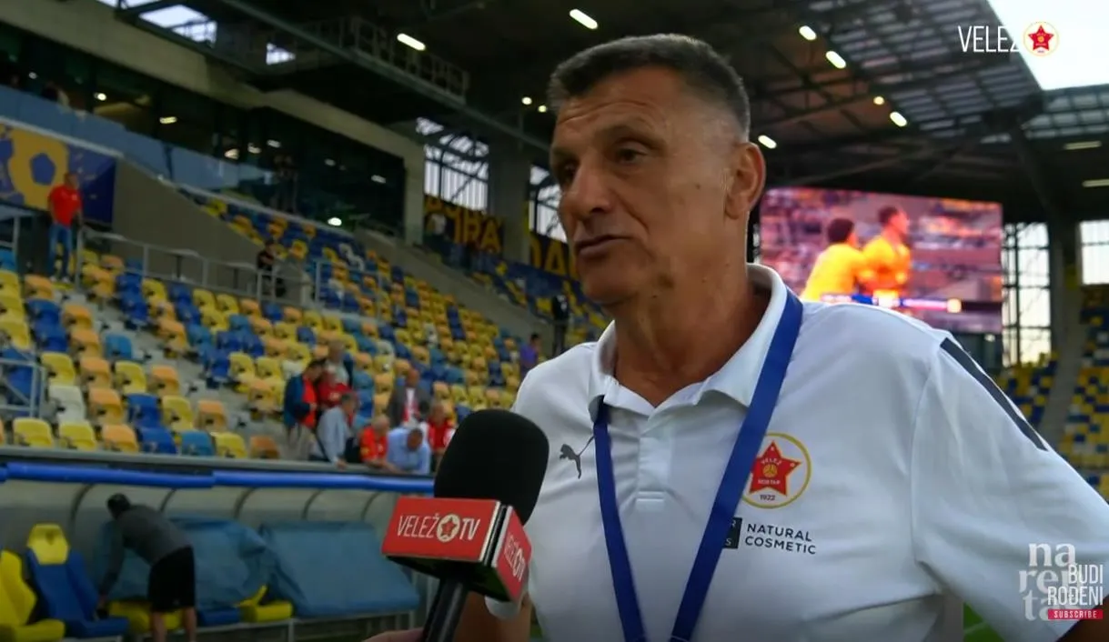 Trener Veleža Ibro Rahimić daje izjavu pred revanš utakmicu