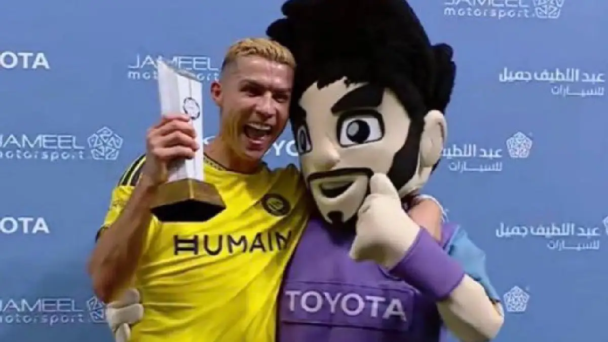 Cristiano Ronaldo slavi gol za Al Nassr