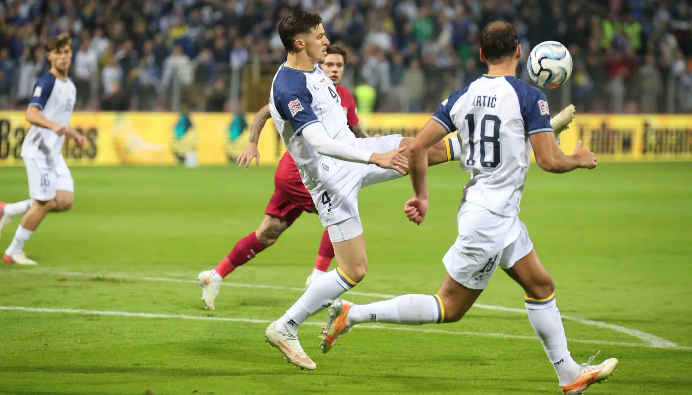 Tarik Muharemović u dresu reprezentacije BiH