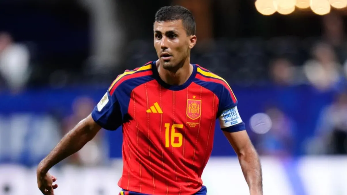 Rodri u dresu Barcelone na terenu