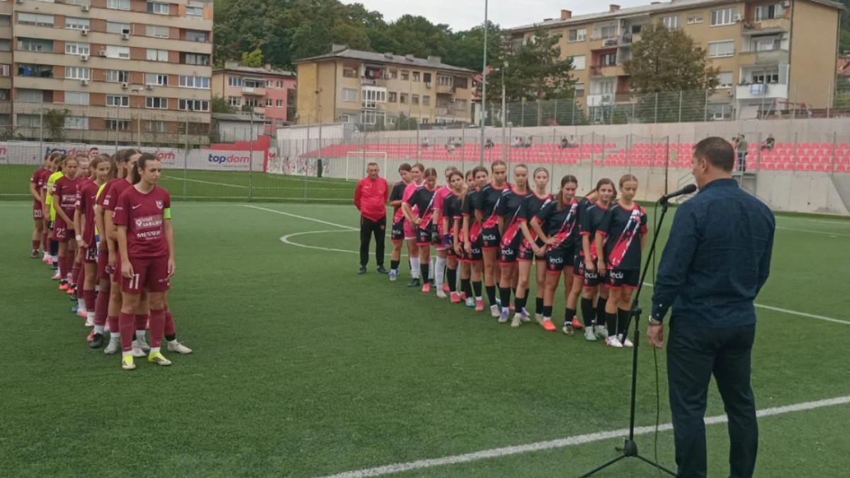 Kompleks pomoćnih terena stadiona Tušanj u Tuzli nakon obnove