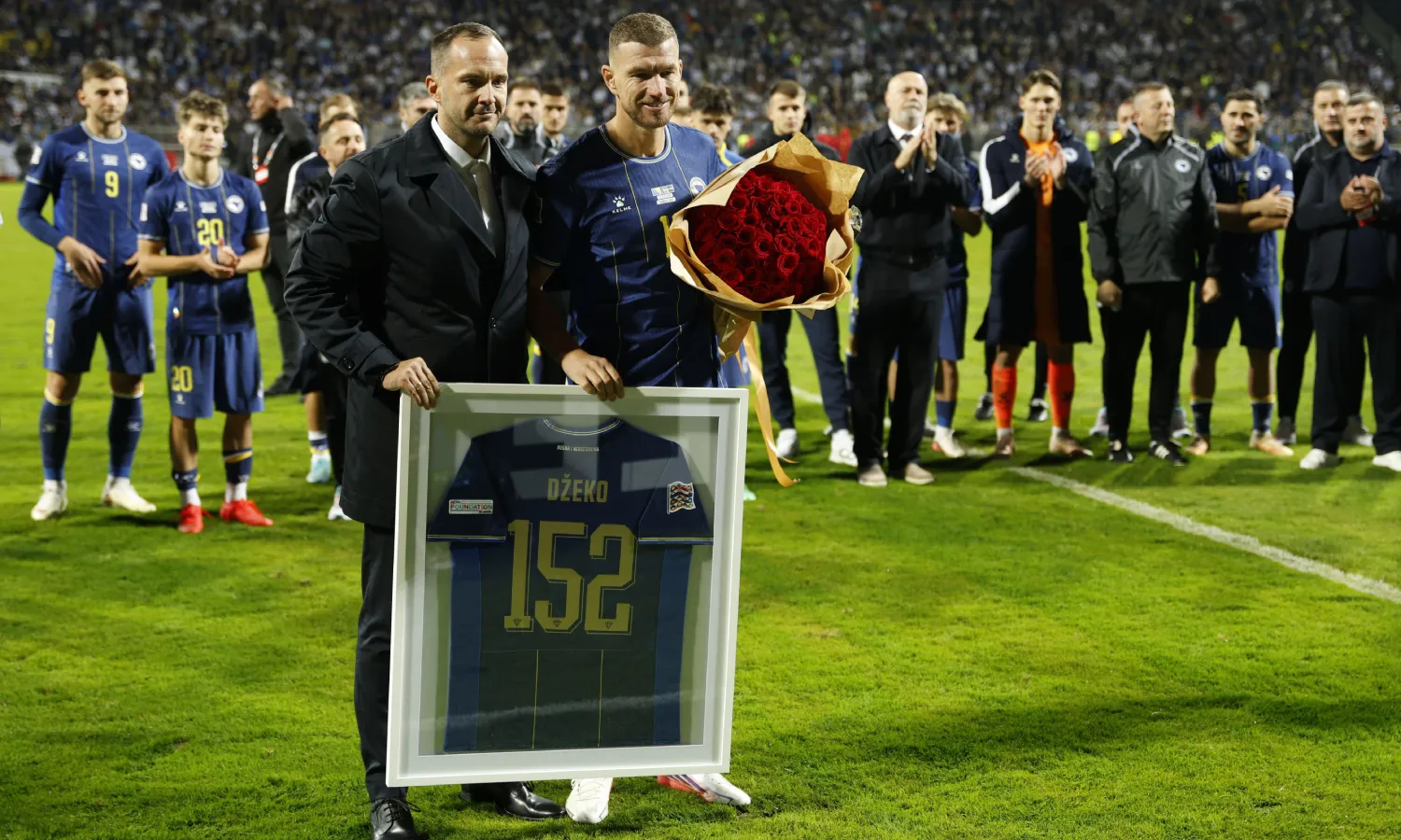 Vico Zeljković i Edin Džeko na Bilinom polju