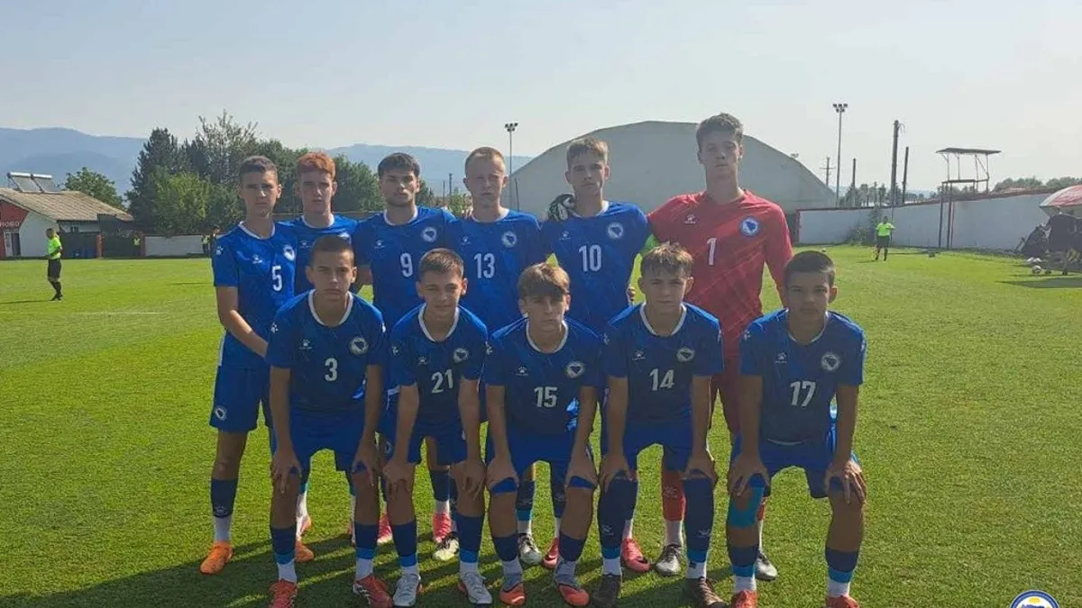 U-15 reprezentacija BiH na UEFA Razvojnom turniru u Strumici