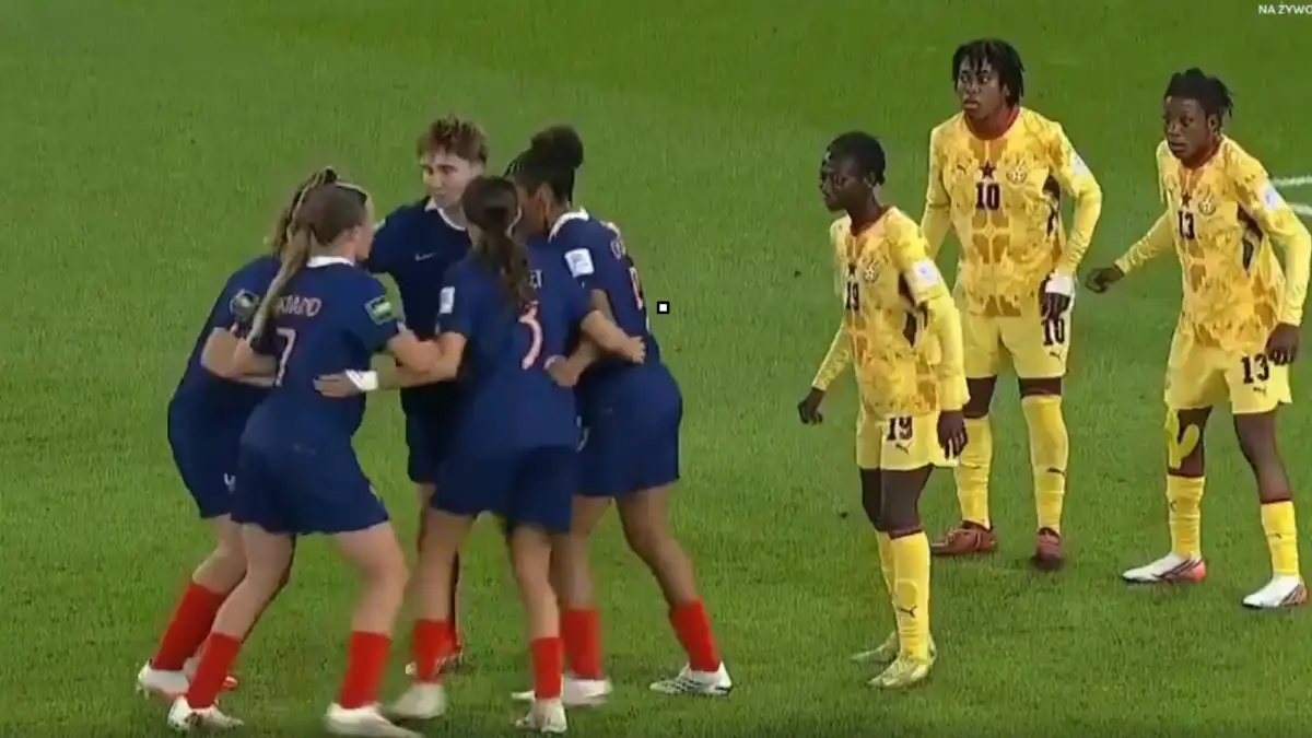 Ženska U-20 reprezentacija Francuske slavi gol na Svjetskom prvenstvu