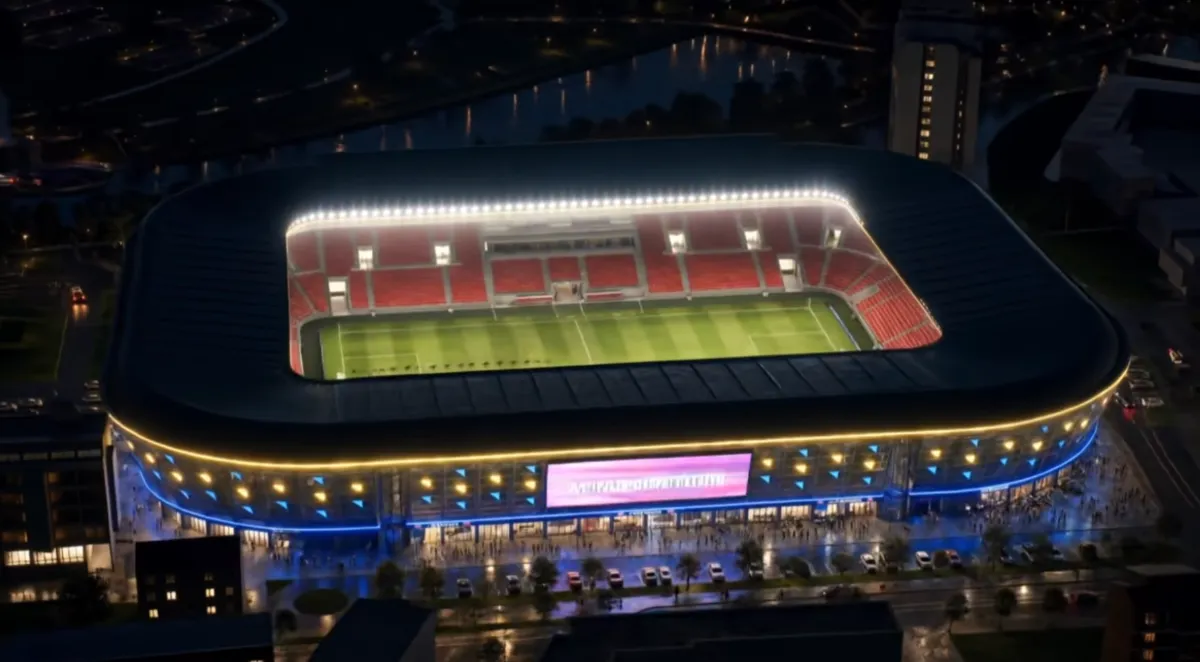 Vizualizacija novog Nacionalnog stadiona u Zenici na lokaciji Bilinog polja