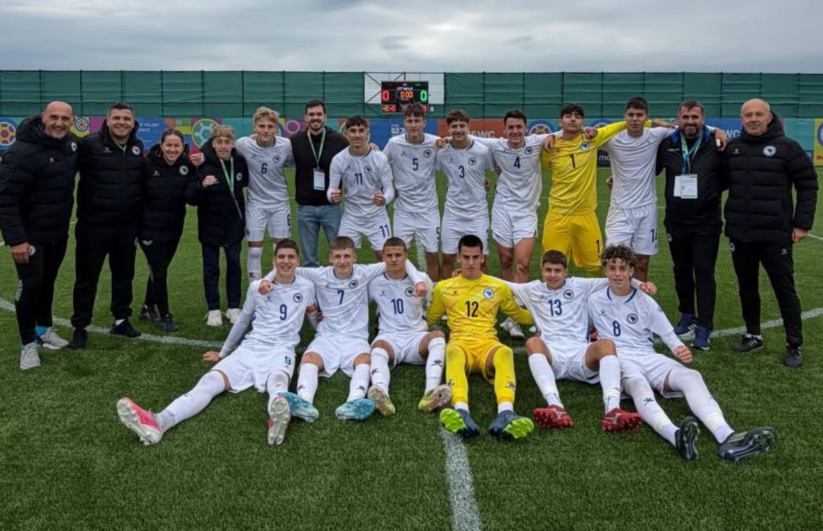 Martin Zlomislić sa U15 reprezentacijom BiH na turniru u Bakuu